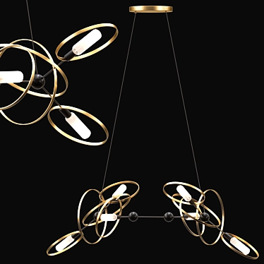 Elegant Flair: Chandelier ULI 3D model image 1 