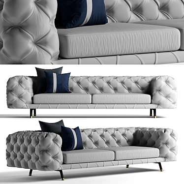 Elegant DANIEL Sofa: Ulivi Salotti 3D model image 1 