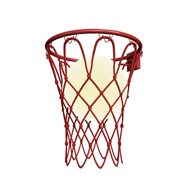 Mantra BASKETBALL Wall Light: Sporty Elegance for your Walls 3D model image 1 