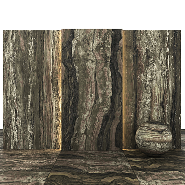 Brown Marble Texture Pack 3D model image 1 