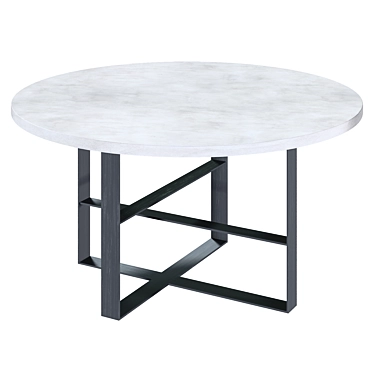 Frag Atelier 140cm Round Dining Table 3D model image 1 
