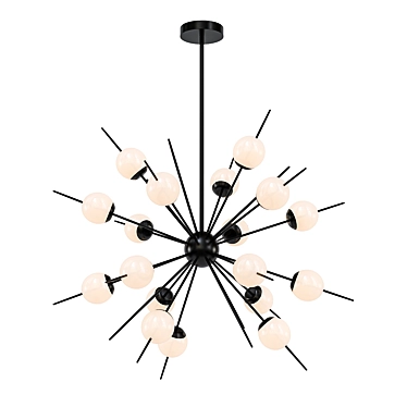 Elegant Badari Lighting Fixture 3D model image 1 