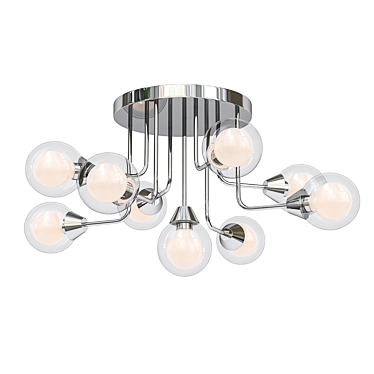 Divinare Dallas Ceiling Chandelier 3D model image 1 