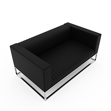 ELECTRA Double Office Sofa: Sleek Design & Durable Comfort 3D model image 1 