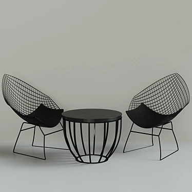 Urban Loft Coffee Table 3D model image 1 