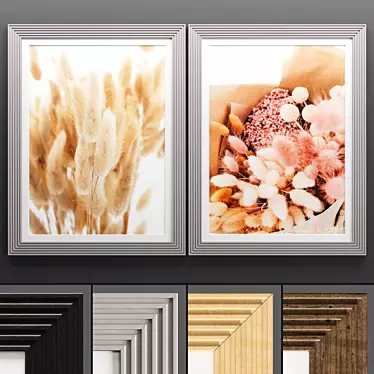 Art Frame 635: Sleek & Stylish 3Dmax Frame 3D model image 1 