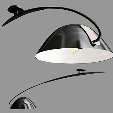 Elegant Pluma Suspension Lights 3D model image 1 