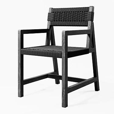 Elegant 3Chair: Perfect Functionality 3D model image 1 