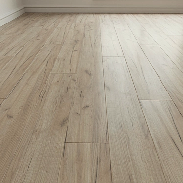 Laminate Parquet Flooring: Dark, Light, Durable 3D model image 1 