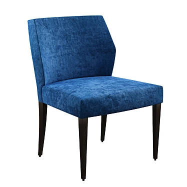Versmissen Jasy: Stylish Fabric Dining Chair 3D model image 1 