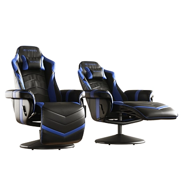 RESPAWN RSP 900 BLUE: Ultimate Gaming Recliner 3D model image 1 