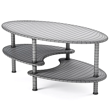 Modern Ryan Rove Coffee Table 3D model image 1 