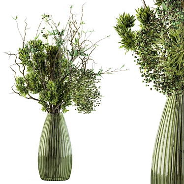 Title: Blooming Branch Vase 21 3D model image 1 