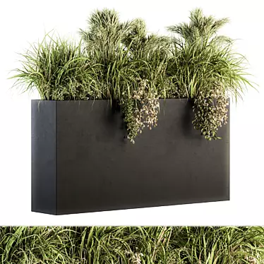 Outdoor Greenery: Plant Box Set 124 3D model image 1 