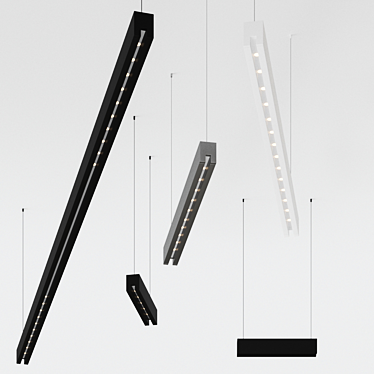 Kreon Nuit Pendant: Sleek and Versatile Lighting Solution 3D model image 1 