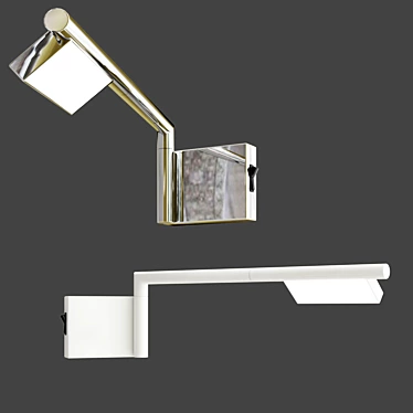 Elegant Kant Wall Fixture 3D model image 1 