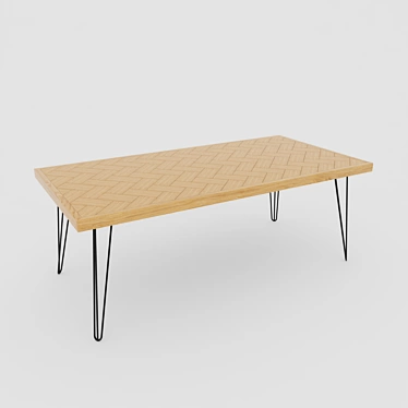 Modern Maidstone Coffee Table Actona 3D model image 1 