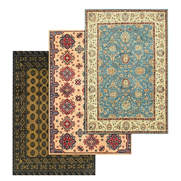 Title: High Quality Carpet Set 3D model image 1 