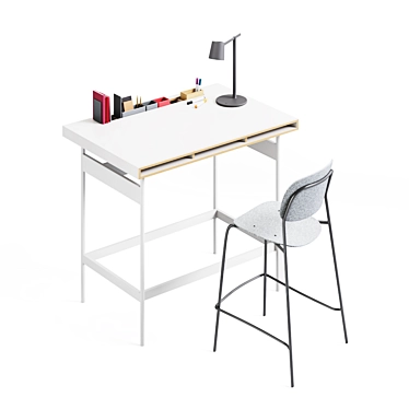 Elevate Your Space: Studio High Table by Bene 3D model image 1 