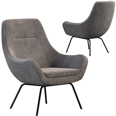 Cozy Jysk Nebel Armchair 3D model image 1 