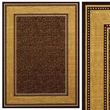 Elegant Border Rug: 2400 x 3300 mm 3D model image 1 