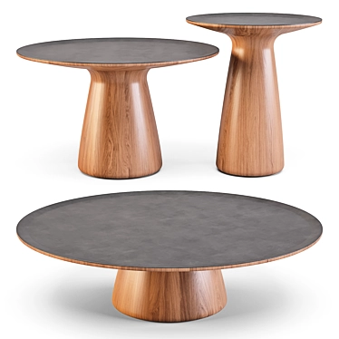 Walter Knoll Foster: Elegant Coffee & Side Tables 3D model image 1 