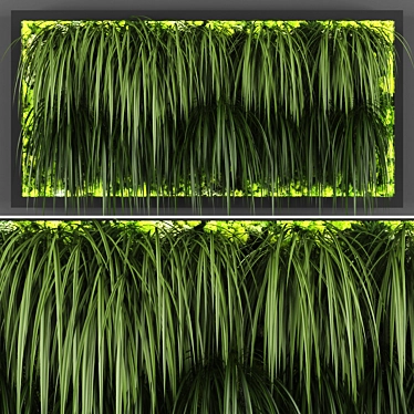 Botanical Bliss: Vertical Garden 122 3D model image 1 