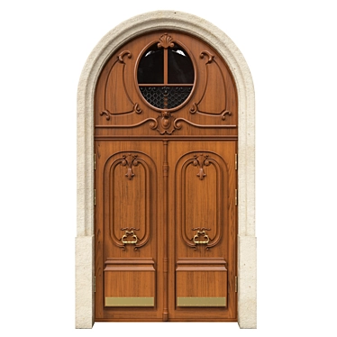 Classic 3D Max Door: 1470mm x 3000mm 3D model image 1 