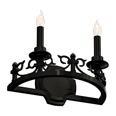 Mediterranean Spanish Sconce 3D model image 1 