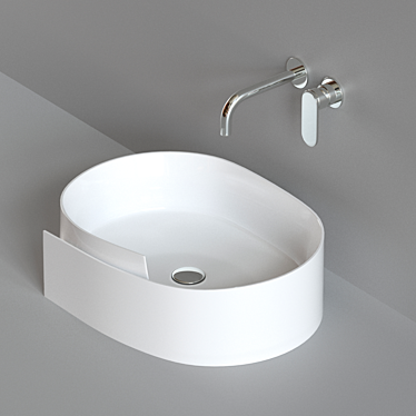 Flaminia ROLL 56 - Stylish Bathroom Fixture 3D model image 1 