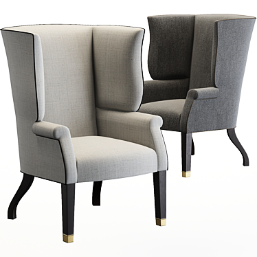 Luxury Tyringham Chair by John Boone 3D model image 1 