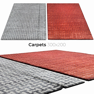 Plush Home Carpets 3D model image 1 