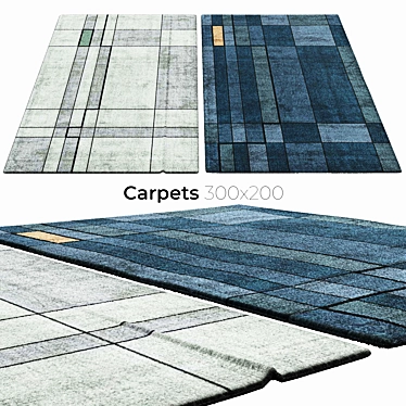 Elegant Interior Carpets 3D model image 1 