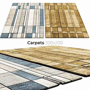 Elegant Interior Carpets 3D model image 1 