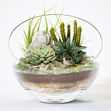 EcoSphere: Mini Indoor Garden 3D model image 1 