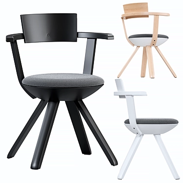 Artek Rival Chair - Sleek and Stylish 3D model image 1 