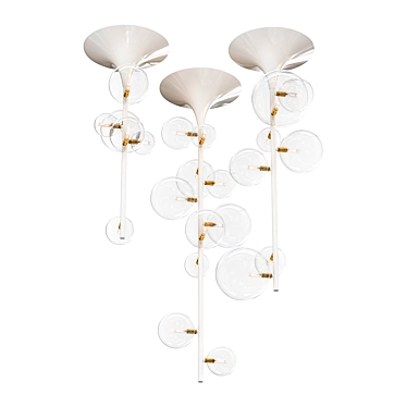 Elegant IONA Pendant Lights 3D model image 1 