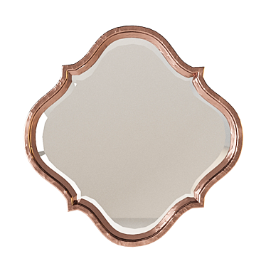 Elegant Kasbah Mirror: a Stylish Decor Accent 3D model image 1 