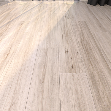 Aspen Ash Parquet: Multi-Texture Flooring 3D model image 1 