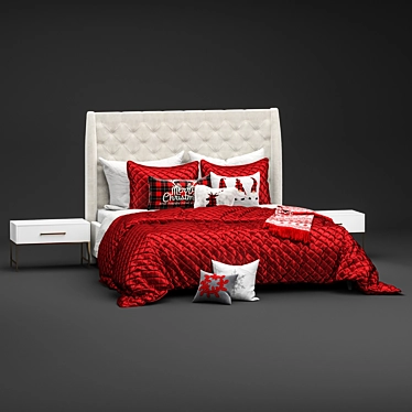 Bed Rustic Red