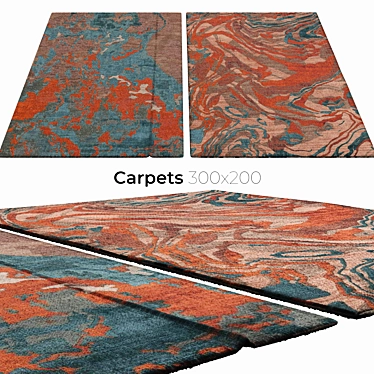 Elegant Interior Carpets 3D model image 1 