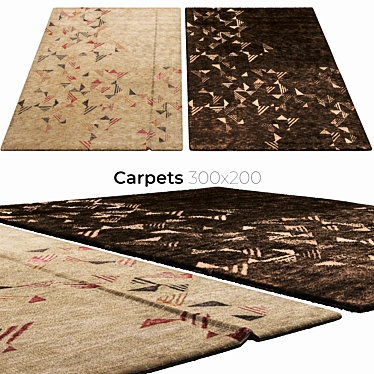 Luxury Home Décor Carpets 3D model image 1 