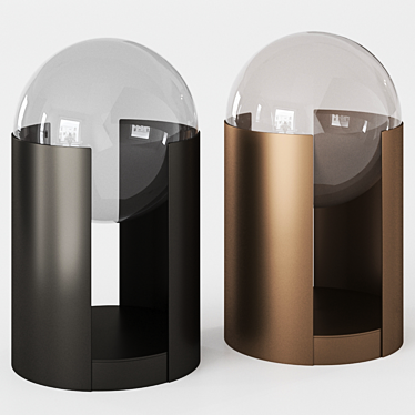 Softwing Table Lamp: Elegant Metal Design 3D model image 1 