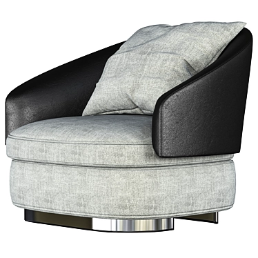 Elegant Minotti Lawson Armchair 3D model image 1 