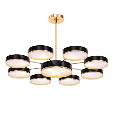 Elegant Ethelind Chandeliers 3D model image 1 