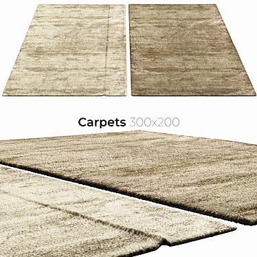 Elegant Interior Carpets 3D model image 1 