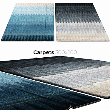 Elegant Interior Carpets 3D model image 1 