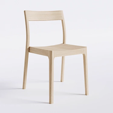 Isokon Plus Modern Ballot Chair 3D model image 1 