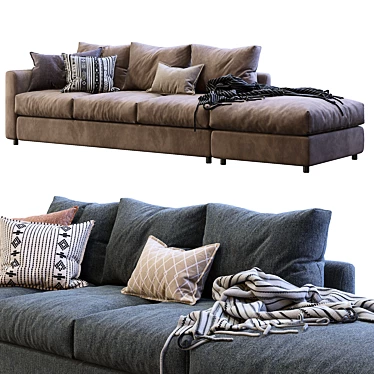 Ikea Vimle Modular Sofa 3D model image 1 