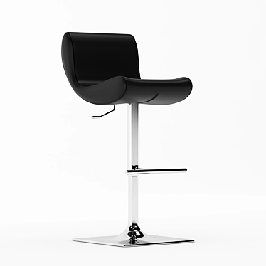 Sleek Hummer Bar Stool 3D model image 1 